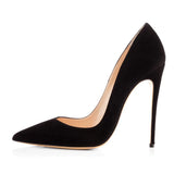 Women's Suede Ultra-High Heels Large-Size Fashion Shoes Sichuan Women's Shoes Direct