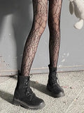 tights with a spider web