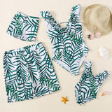 Matching Family Bathing Suits Mother Girl Bikini Swimsuit For Mom and Daughter Swimsuits Female Children Baby Kid
