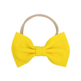 inches Solid Elastic Headband Handmade Boutique Hair Rope For Baby Girls Turban Bow Hair Band Headwear Hair Accessories