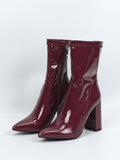 Pointed High And Sexy Water Drill Elastic Boots Thin Skinny Boots Fashion Women's