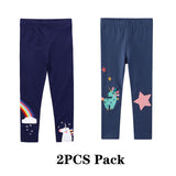 Girl Leggings Trousers Kids Pants Elastic Waistband Girls Pants Skinny Print Cartoon Unicorn Children Leggings