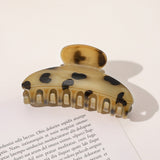 Women Girls Acetate Hair Clips Leopard Print Hair Claws Headband Hair Crab Clamp Square Claw Clip Hairpins Hair