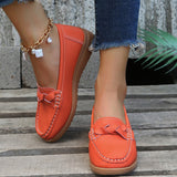 Autumn New Lefu Shoes Casual Shoes Bean Shoes Large Size Women's Shoes Flat Heel Elderly Mother Shoes Women's Single