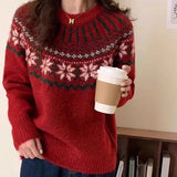 Christmas Jacquard Sweater- Outfit