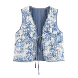 Wear 2025 Street Fashion Cotton Suit With Women's Vest Short Vest Autumn And Winter