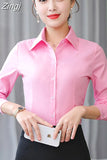 Fashion Women Shirts White Shirt Women Long Sleeve Shirts Tops Office Lady Basic Shirt Blouses Plus Size Woman Blouse