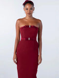 Women's Bag Ass Dress Girl Spring And Summer Burst Open Fork Dress Sexy
