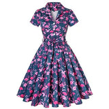 60s Vintage Tunic Dresses Summer Spring Retro Pin Up 2022 Women Jurk Casual Party Robe Rockabilly Dresses