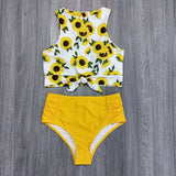 New Sexy High Waist Bikini Swimwear Women Swimsuit Push Up Biquini Bathing Suit High Neck Bikinis Women Summer Beach