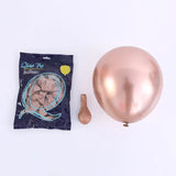 5/10/12inch Glossy Metal Pearl Latex Balloons Thick Chrome Metallic Colors helium Air Balls Globos Birthday Party