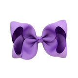 Solid Grosgrain Ribbon Hair Bows With Clip For Cute Girls Handmade Hair Clips Barrettes Hairpins Kids Hair