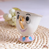 Cartoon Beauty And The Beast Teapot Mug Mrs Potts Chip Tea Pot Cup One Set Lovely Christmas Gift Fast