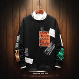 Spring New Men's Casual Sweatshirts Men's Clothing Round Neck Fashion Hip-Hop Shirts Fitted Men's Streetwear
