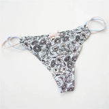 G-String For Women Mile Silk Cute Thongs Sexy Panties leopard Zebra Paisley Girs Lades Low-Waisted Seamless