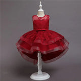 Dress Girls New Year Costume Kids Dresses for Girls Ceremony Gown Dress 4-10T Elegant Girl Princess Dress Prom