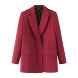 Women's Jacket Jacket Spring And Autumn Classic Repair Trend Two Buckle 23 Color