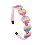 Fashion Girls Glitter Hair Bands Cute Colors Hair Hoop Hairbands Lovely Bow Stars Headbands For Kids Gifts Hair