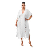 Zingj New Women's Handmade Knitted Hand-Through Tassel