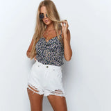 Zingj Summer Women's Solid Color Sling Small Vest Bottom Silk Chiffon Top-Outfit