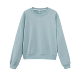 2021 Green Sweatshirts sudaderas Pull femme Harajuku Candy Color Terry Hoodies Female