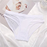 Black Women's Panties Low Waist Transparent Mesh Underpants Ladies Briefs Female Underwear Girl Panty Lingerie