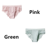 Women's Invisible Underwear Panties Intimate Briefs For Women Sexy Transparent Floral Lace Panties Seamless Panty