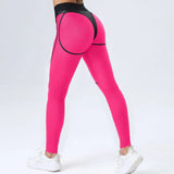 Zingj Tight Yoga Set Spell Net Sexy Sports Bra And Hip Pants Fitness Two Sets-Outfit