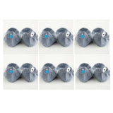 6 pairs of cute trendy socks female cartoon heel embroidery pure cotton women's socks casual sports funny ankle socks