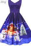 Summer Vintage Dress Women Spaghetti Strap Floral Print High Waist Elegant Sleeveless A-Line Party Midi Dress Robe