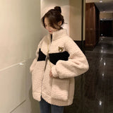 Faux Lambs Fur Kawaii Coat Lamb Women Teddy Fur Coat Fleece Women Winter Jacket Oversize Original Parkas Plus Size