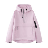 Women's 2025 New Three-Proof Fabric Hooded Multi-Color Jacket Jacket
