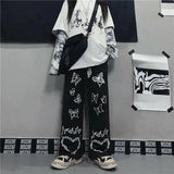 pants streetwear gothic oversize Wide Leg Trousers Casual Hip-hop y2k harajuku femme pantalon vintage dark pant