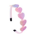 Fashion Girls Glitter Hair Bands Cute Colors Hair Hoop Hairbands Lovely Bow Stars Headbands For Kids Gifts Hair