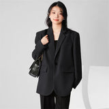 And Autumn Thin Gray Blazer Female Senior Design Sense Small Korean Version Of Casual Small Suit