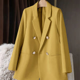 Zingj Suit Jacket Female Spring And Autumn 2024 New Small Spring And Autumn Suit Jacket Temperament Korean Version Casual
