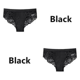 Women's Invisible Underwear Panties Intimate Briefs For Women Sexy Transparent Floral Lace Panties Seamless Panty