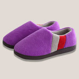 Slippers Home Memory foam Winter Short Plush Indoor Slippers Male Comfy Flock Non-slip House Shoes For Men Big size