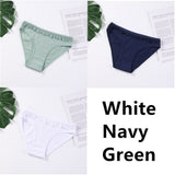 Cotton Panties Underwear Solid Women Sexy Lace Underpants Soft Briefs Set Female Intimates Plus Size Lingerie Panty
