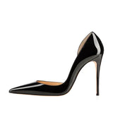 Patent Leather High Heels Pointed toe Pumps Shoes Party Shoes Women Stiletto High heel Pump 12 cm QP035