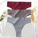 New Seamless Women's Panties Set High Waisted Thongs Woman Comfortable Women's Cotton Briefs Sexy Underpants For