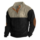 And Winter New Men's Outdoor Jacket Corduroy Leisure Collar Long