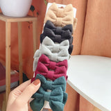 Colorful Bowknot BB Hair Clips For Cute Girls Boutique Cotton Barrette Handmade Hairpin Headwear Kids Hair