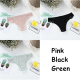 Lace Panties For Women Panties Set Solid Color Low Waist Plus Size Female Sexy Underwear Lingerie Seamless Briefs