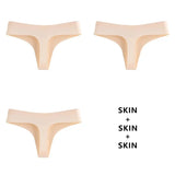 3Pcs/Lot Sexy Women Thongs G String Seamless Panties Low-Rise T-back Comfortable Lingerie Female Underwear Drop