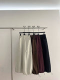 [Daihe] Autumn New Leisure Day Silk Cotton Rubber Tendon Waist Stick Bag Temperament Versatile Overalls Pants Female H7108-Outfit