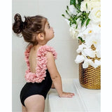 Girl One-Piece Swimsuit Suits Toddler Infant princess Girls Watermelon 3D Flower Swimwear Swimming Kids Holiday Beach Wear 211-0-Outfit