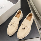 Size 2025 Spring New Round Head Velvet Retro Shoe Sleeve Low Heel Single Shoes Lefu Shoes Direct
