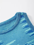 Jacquard Cropped Knit Tank Top- Outfit