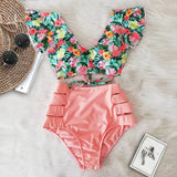 Sexy Ruffle Bikinis Women Swimsuit Brazilian Biquini Push Up Bathing Suit Beachwear Maillot de